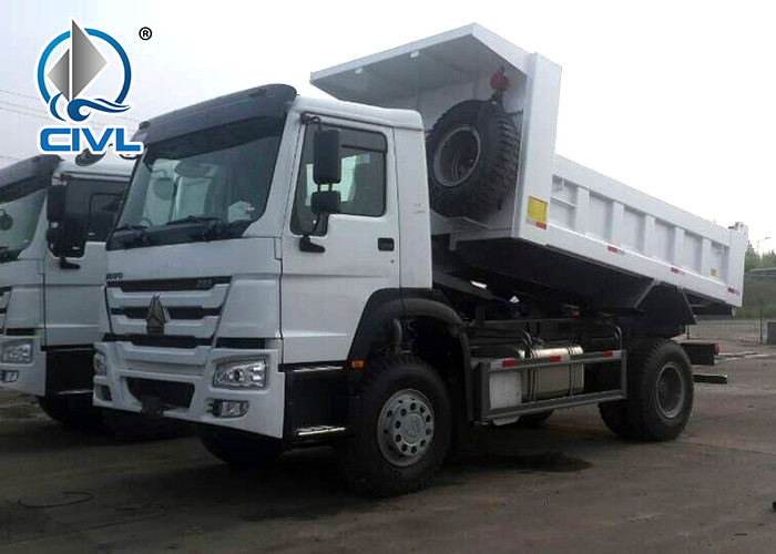 SINOTRUCK HOWO7 4x2 20T Dump Truck With 12.00R20 Tire And Middle Lifting