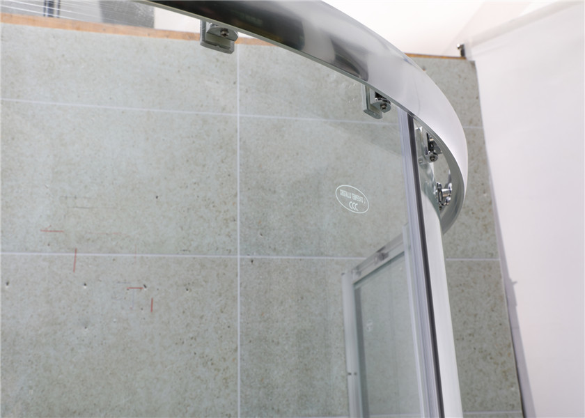 Silding Quadrant Shower Cubicles with Bright Silver Aluminum Frame