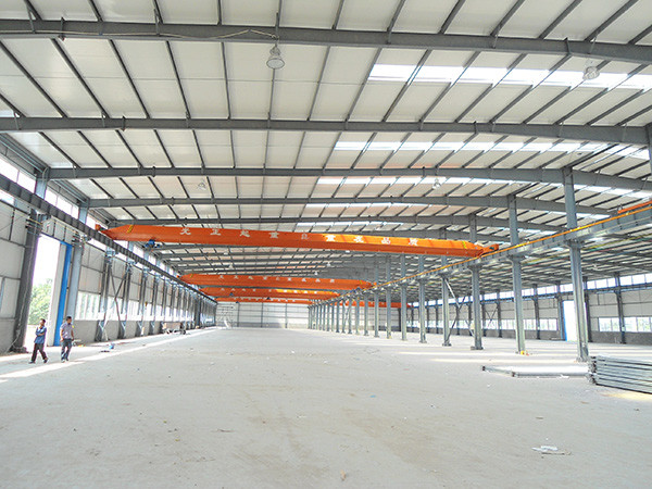 Heavy Industrial Buildings Steel Structure Workshop Open Space Design
