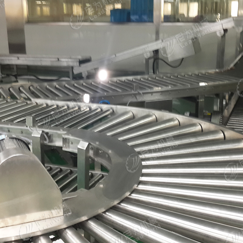 Conveyor Motor Roller System For Belt, Custom Back End Of Line Packing Conveyors