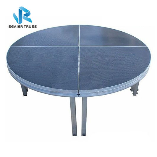 4 X 4 / 4 X 8ft Outdoor Event Stage Deck , Stage Rigging Equipment For Band
