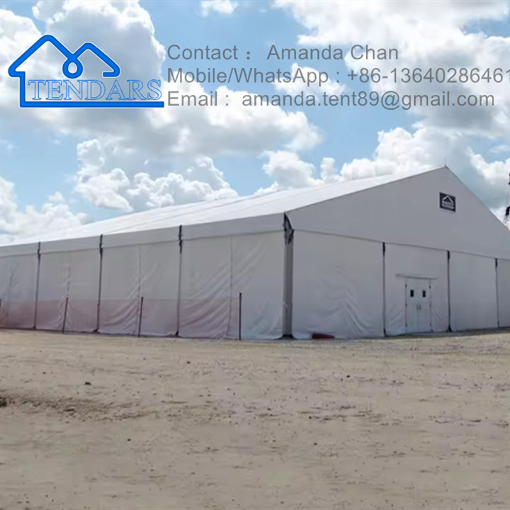 Large Outdoor Custom Water-Proof / Fire-Proof / Self-Cleaning Storage Warehouse Tent