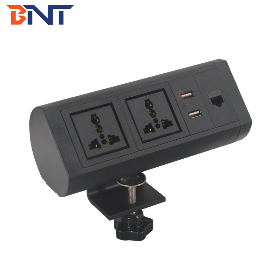 competitive price supply the bracket for office table movable fix on desk socket outlet