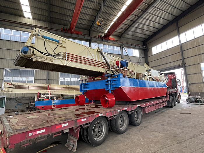 10 Cubic Meters 88kw Eco Harvester Aquatic Weed Harvester For River Waterweed Harvesting