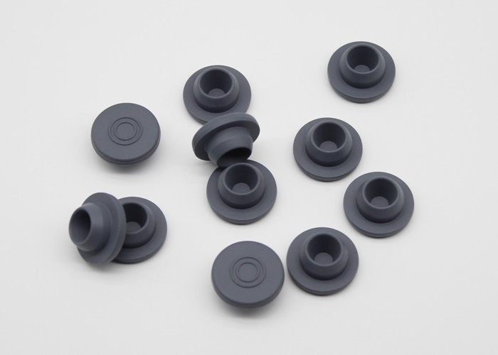 Medicinal Brominated Butyl Rubber Stopper Plug 20-A Durable For Glass Vials