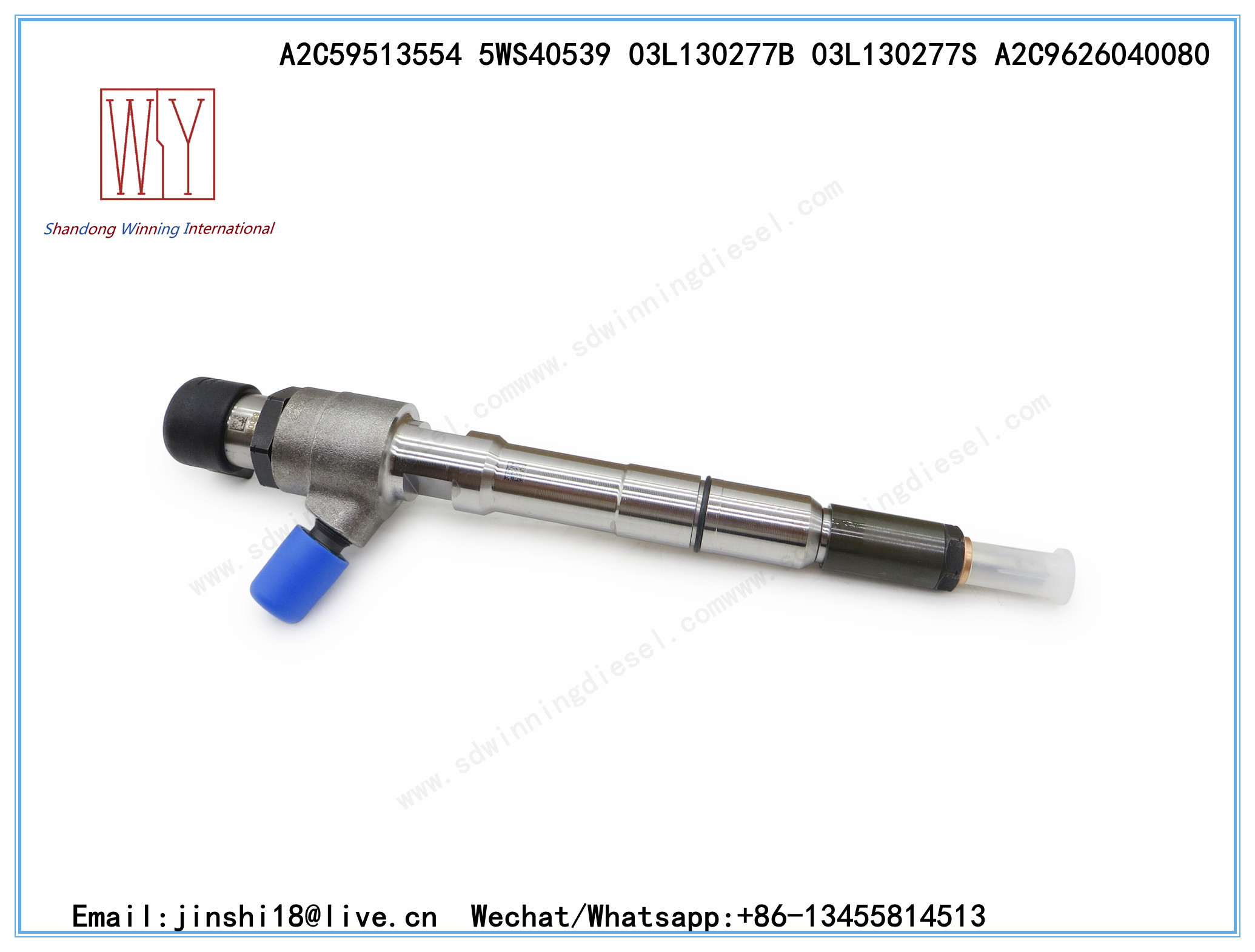 GENUINE AND BRAND NEW DIESEL FUEL INJECTOR A2C59513554 5WS40539, 03L130277B 03L130277S A2C9626040080