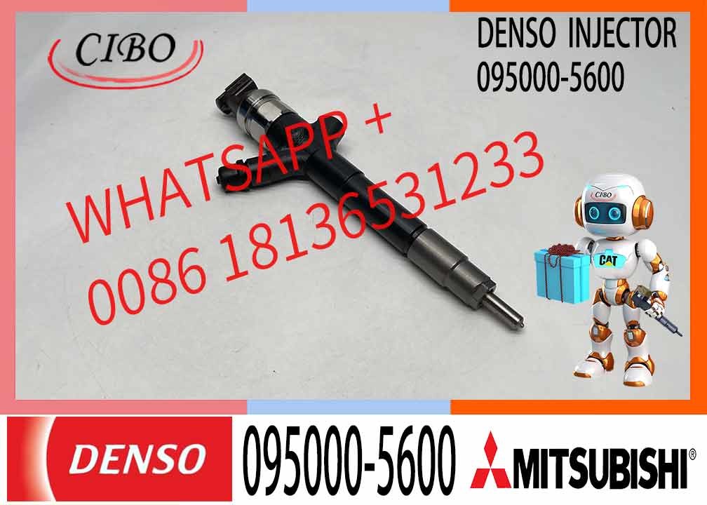 095000-5600 1465A041 Fuel Injector Common Rail Injector for D-E-NSO 5600 Mit-sub-ishi L200 4D56 Eu-ro4