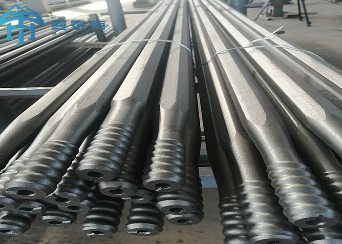Top Hammer 3.66m T38 M/F Thread Drill Rod For Rock Drilling