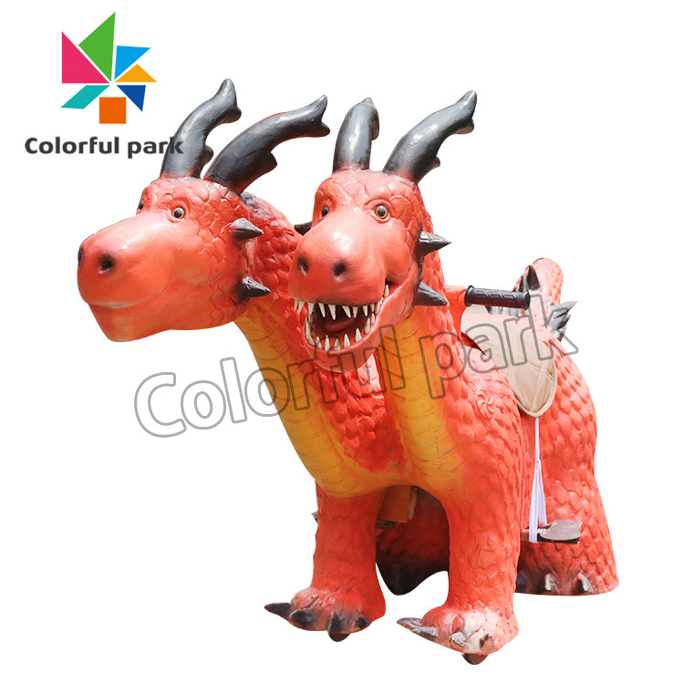Freely Walking Kid Arcade Machine , 2 Players Dinosaur Kiddie Ride