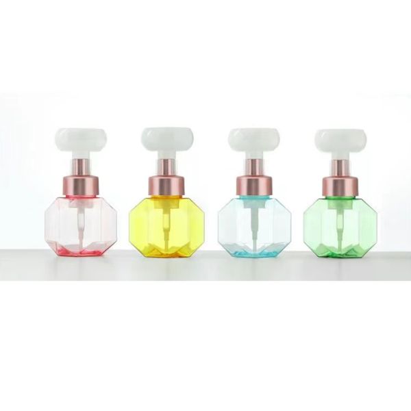 150ML and 300ML Foaming Hand Sanitizer Bottle Flower Stamp Soap Dispenser Flower Soap Pump Suitable for Children