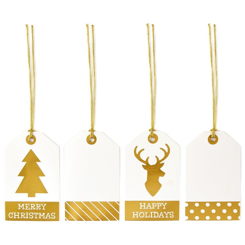 Custm Children'S Christmas Gift Tags Personalized Printable With String Holiday Decoraction
