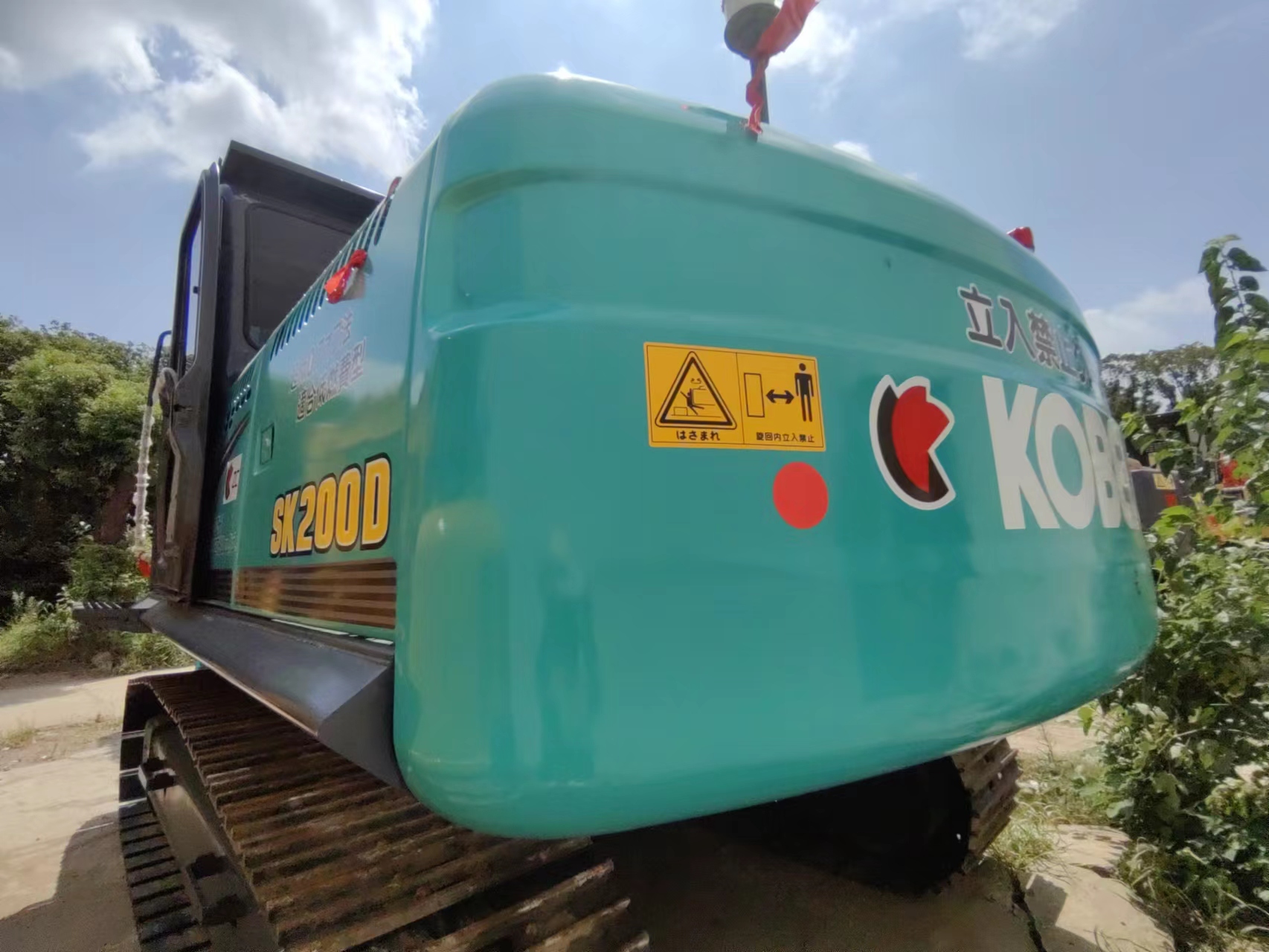 SK200 Kobelco Used SK200D-8 Excavator with Original 114 KW Engine in Good Condition