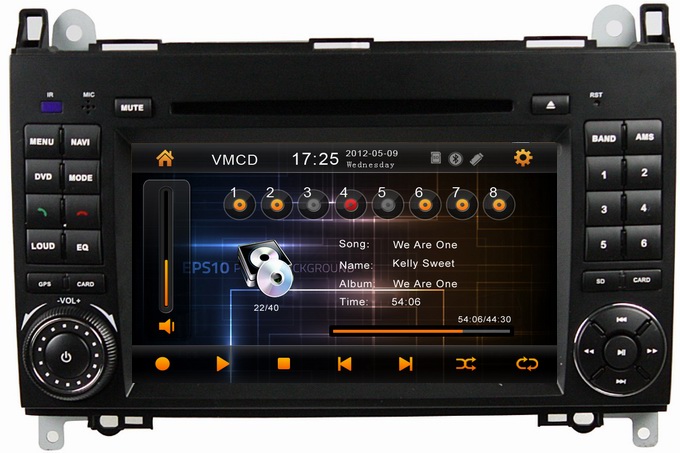 Car stereo for Mercedes Benz A-W169 (2005-2011) with iPod bluetooth OCB-7002