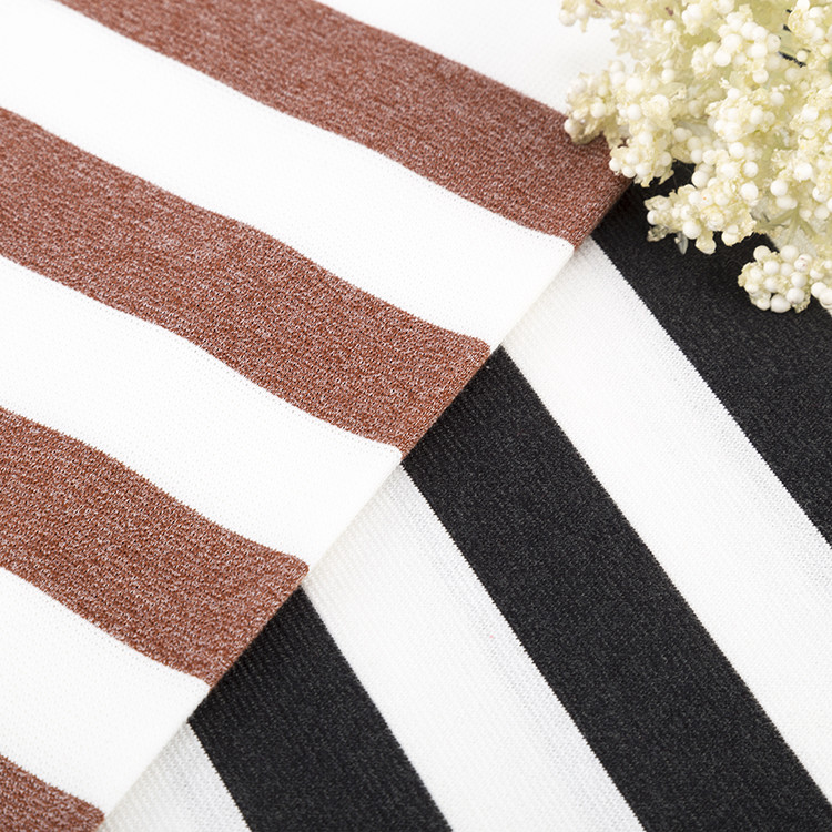 Classic And Environmentally Friendly And Soft Striped Cotton Fabric For Polo Shirt