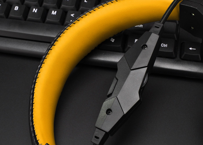 Comfortable Gaming Headset Ps4 Ps5 , FCC Mobile Yellow Gaming Headphones