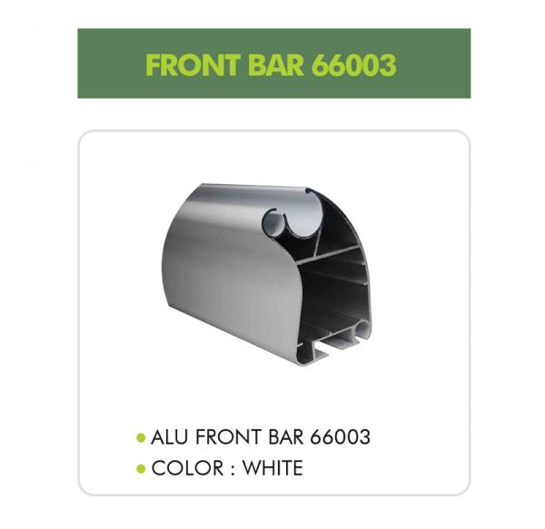 Aluminum Awning Components Retractable Awning Parts Awning Front Bar Power Coated