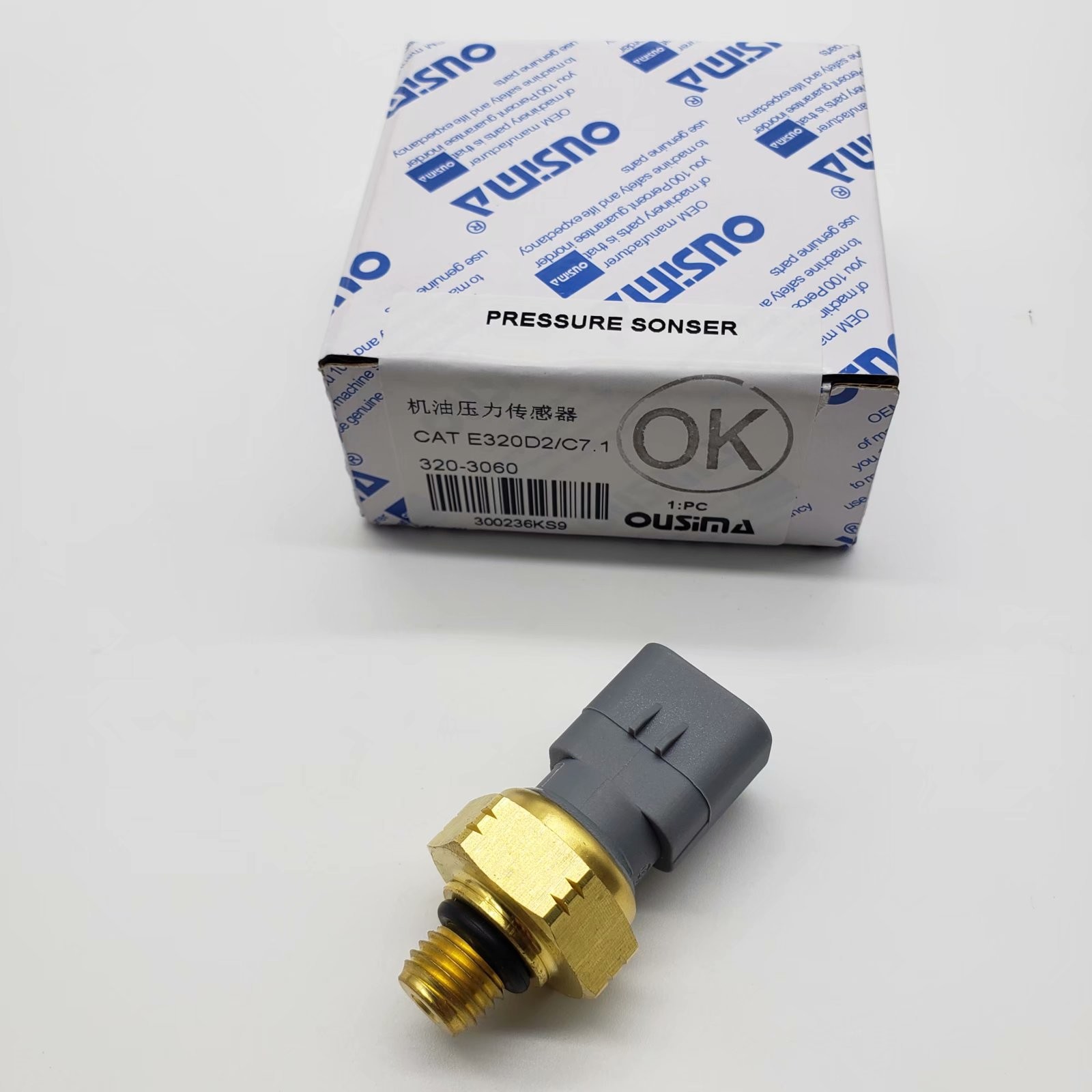 Oil Pressure Excavator Sensor 320-3060 For E320D C7.1 Excavator