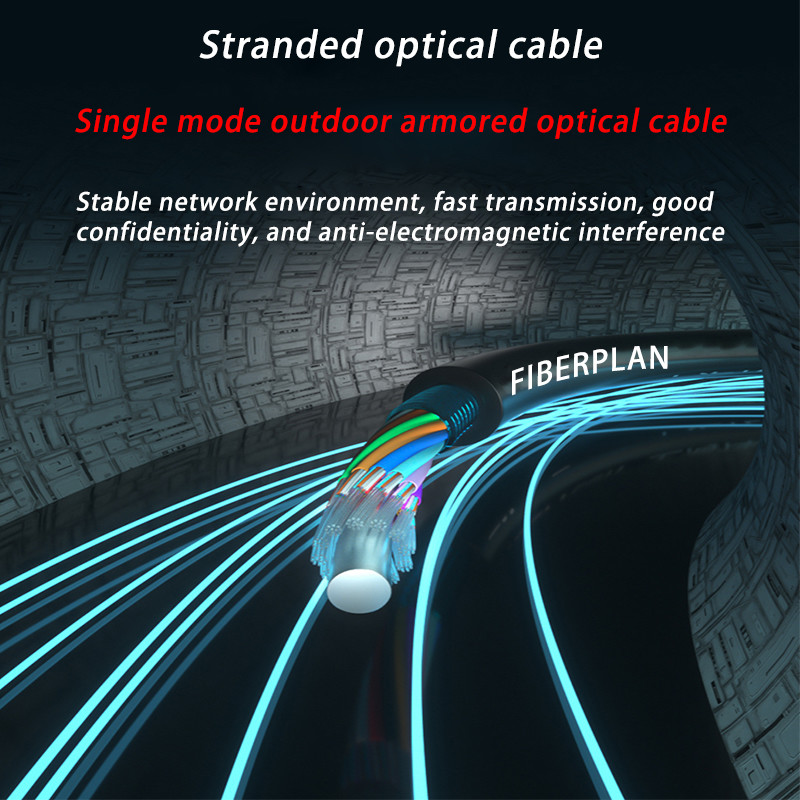 High Quality Fiber Optic Cable Multi Tube Single Armored GYTS