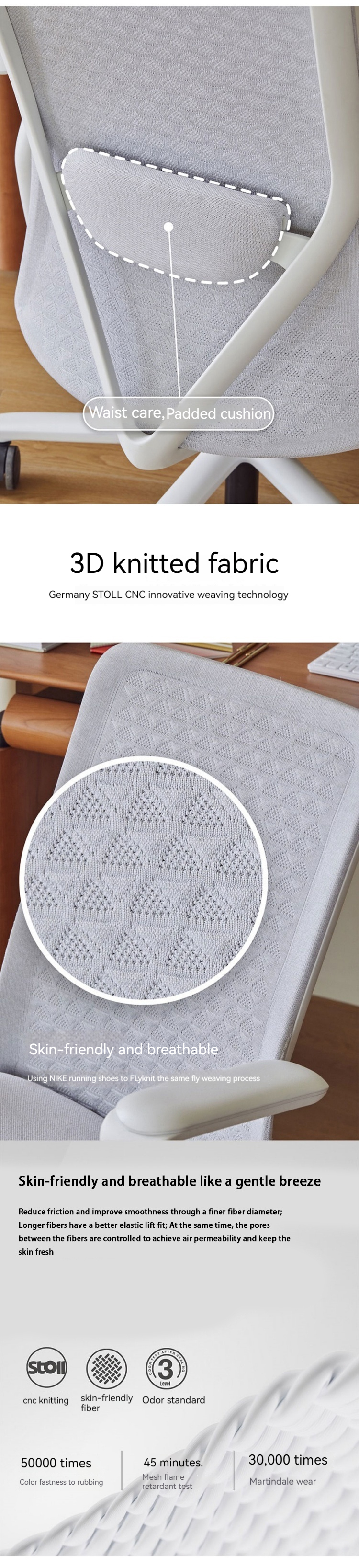 Office Chair Ergonomic Design for Comfortable Sedentary Backrest and Swivel PC Gaming