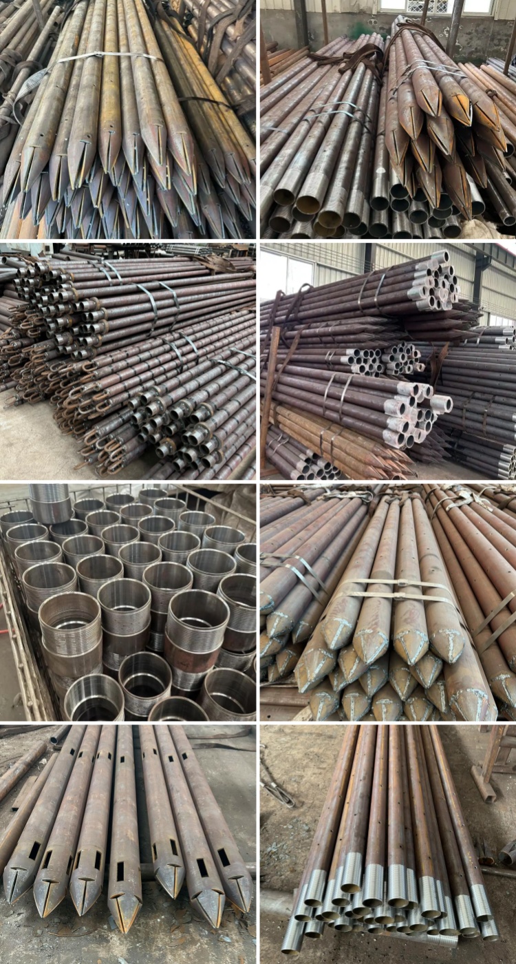 Fine Spiral Grouting Pipe 1000mm Spiral Pipe with Bending Processing Service