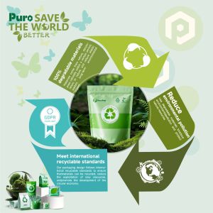 Custom Reusable Food Grade Stand up Pouch Flat Square Bottom Side Gusset Matt