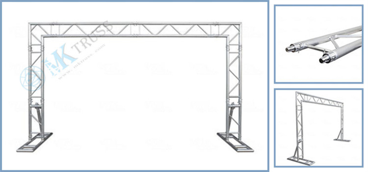 400mm Screw Aluminum 6082-T6 Material Multipurpose Truss Flat Truss for Event Outdoor