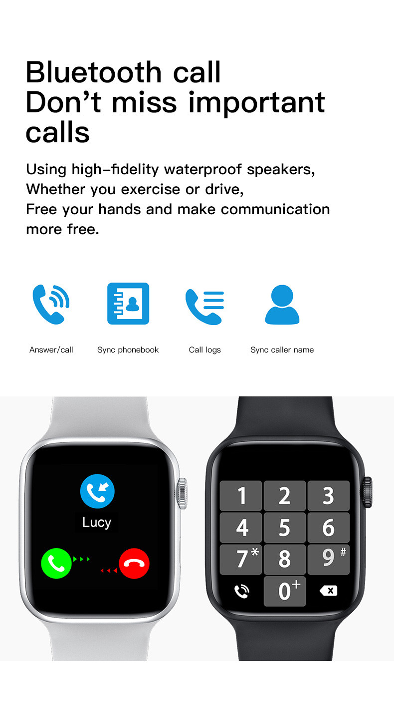 1.75 Inch Mtk Chipset Wallpaper Smartwatch IWO W26+ Pro ECG