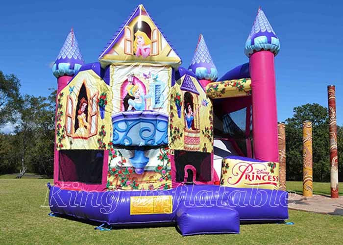 Princess Jumping Castle Outdoor Kids Party Inflatable Bounce House Combo For Hire