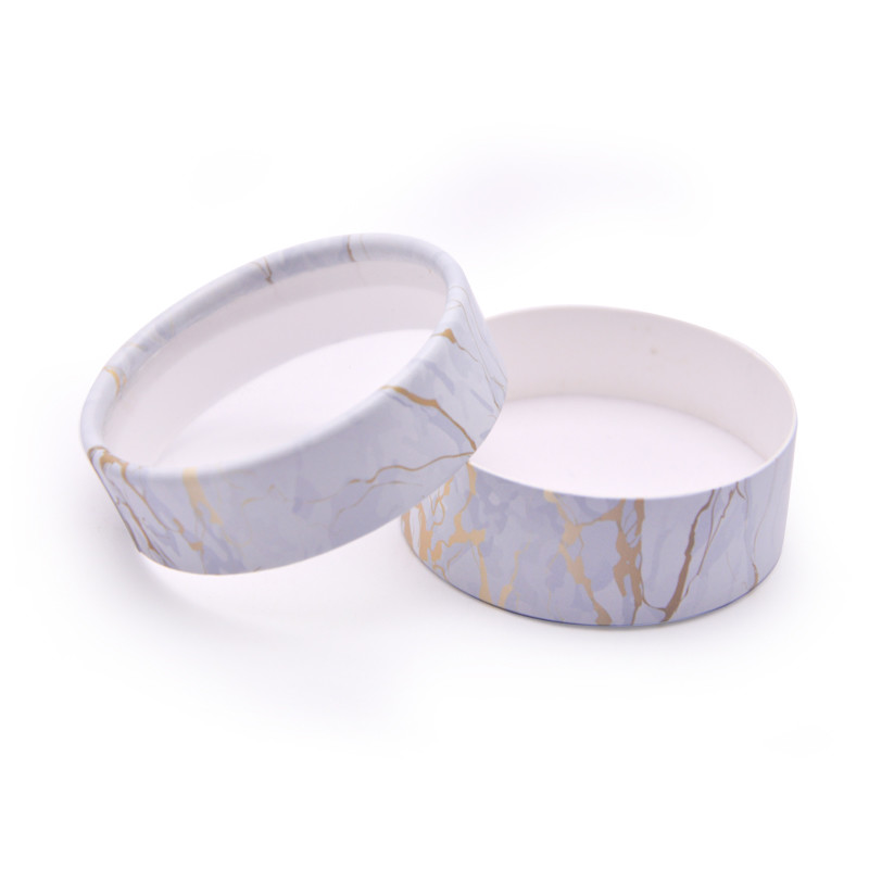 Round Transparent Window Eyelash Packaging Box With Lid And Bottom