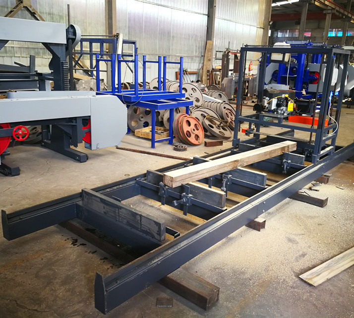 Horizontal 600mm 36 Inch Chainsaw Mill 5.5Kw Log Sawing Machine