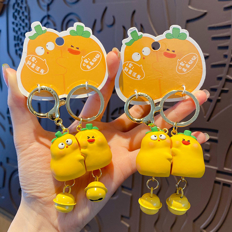 Customized Non Toxic Cartoon Keychain For Kids Party Favors Handbag Car Key Charms