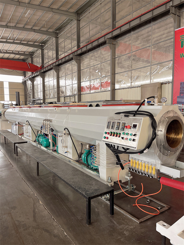 HDPE Pipe Production Machinery For Chemical Pipeline Transportation / Plastic Extruder Machines For Hdpe Pipe Manufacturing