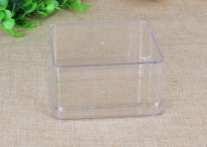 Ellipse Clear Plastic Container Box Storage Hard Plastic With Lid
