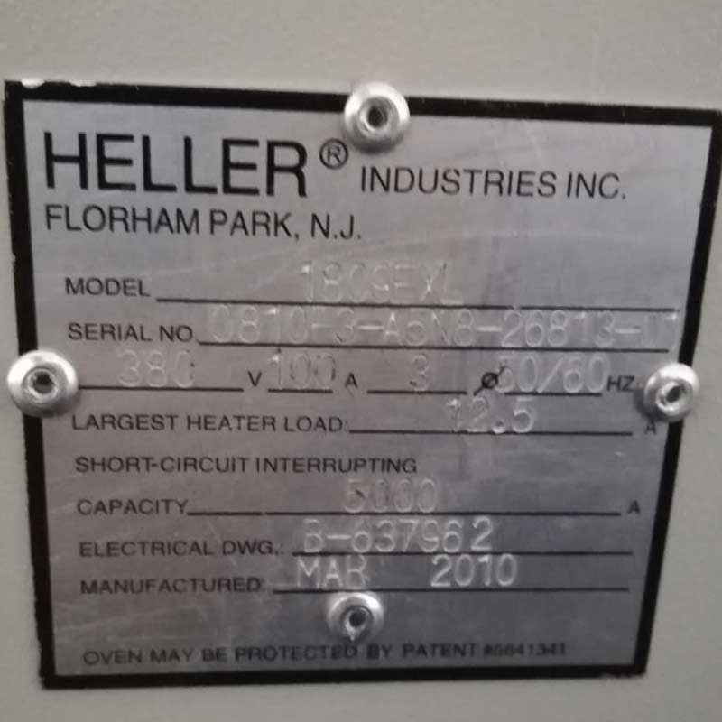 Heller 1809EXL PCB SMT Reflow Oven 9 Zones SMT Reflow Soldering Machine