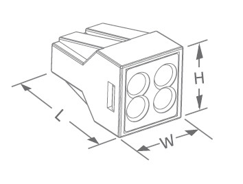 Clear 4 Way Push In Wire Connectors 400V 24A Home Or Industrial Supply