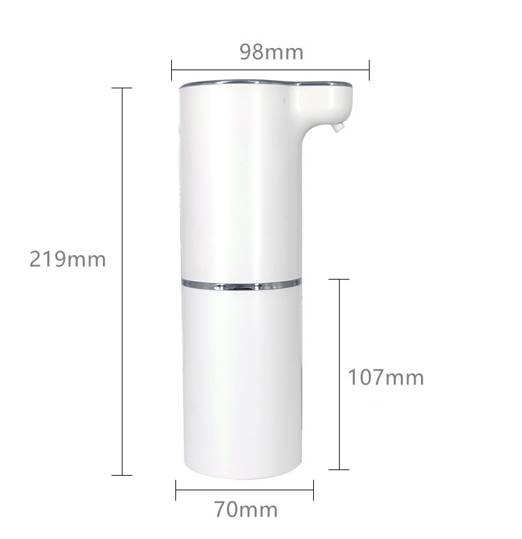 6CM Sensor Foam Soap Dispenser Polypropylene 300ML Countertop