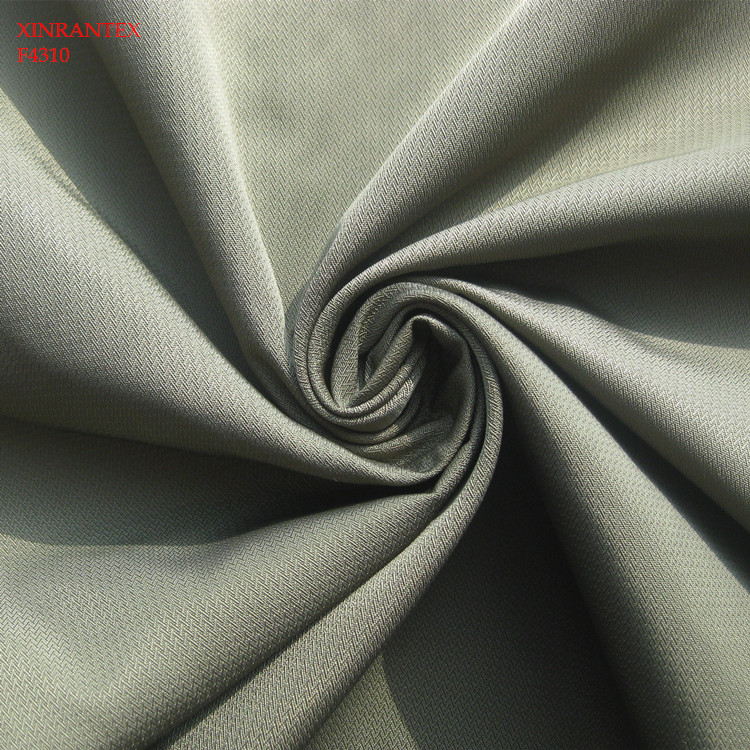 F4249 100%polyester imitation memory fabric 150D for heavy jacket