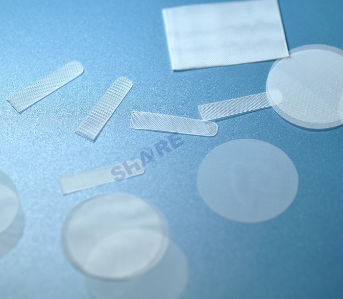 stamped filter mesh pieces
