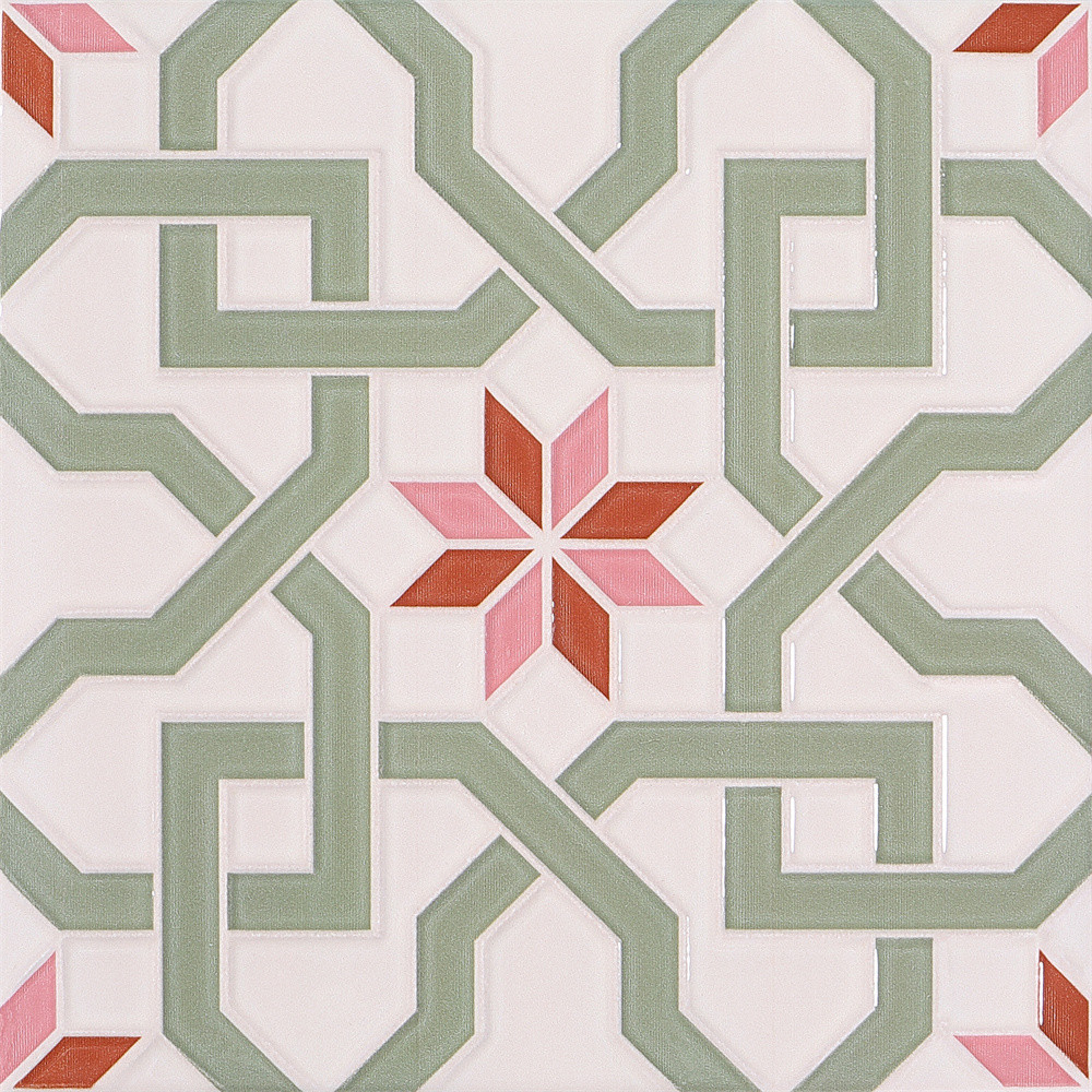 Durable 200x200mm Grade AAA Ceramic Rustic Tile For Living Room And Beige And Pink Wall Tile For Bedroom