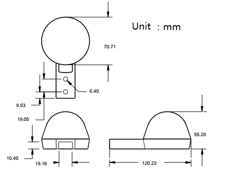 Current Drain 14mA 12VDC BGT Car Awning Rain Sensor with CE Approval and 0.2mm/pulse Unit