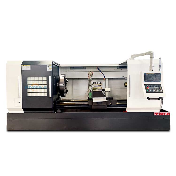 QK1327 Cnc Pipe Threading Machine Flat Bed Lathes High Precision