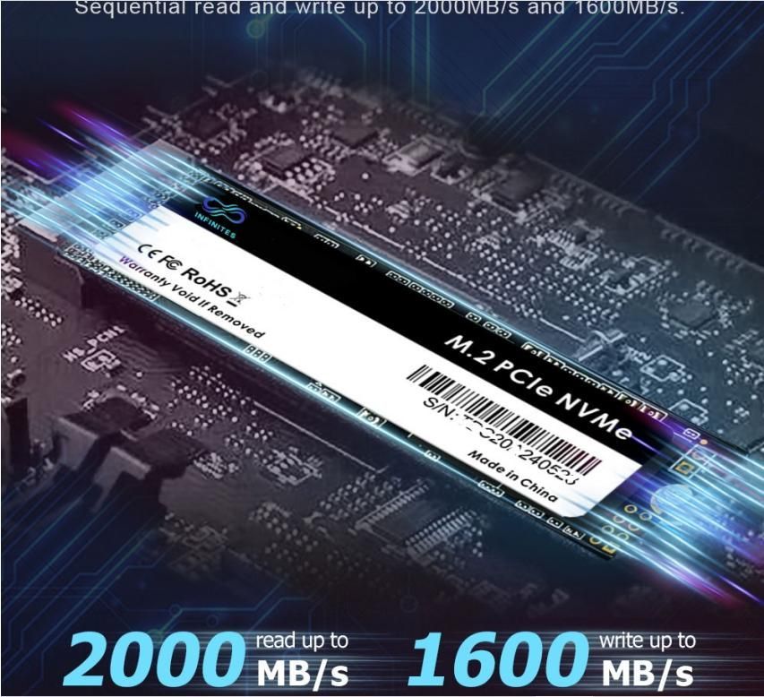 500GB SSD M. 2-2280 Fury Renegade Heatsink Sfyrsk/500g Solid State Disk (SSD) M. 2