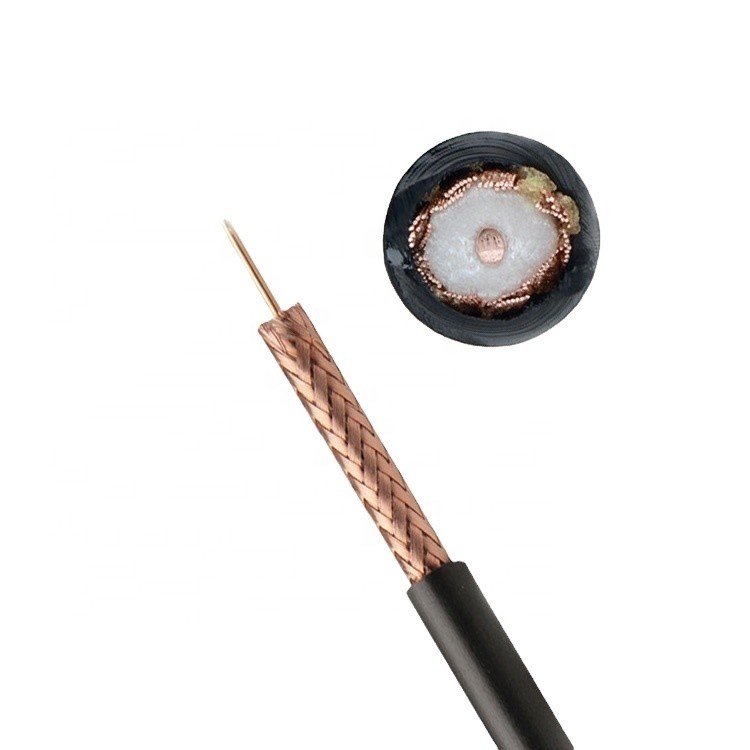 RoHS Bonded Aluminum PET Shield RG59 Coaxial TV Cable