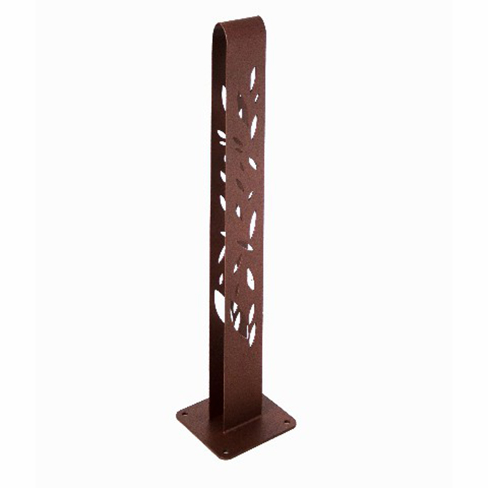 corten steel bollar light
