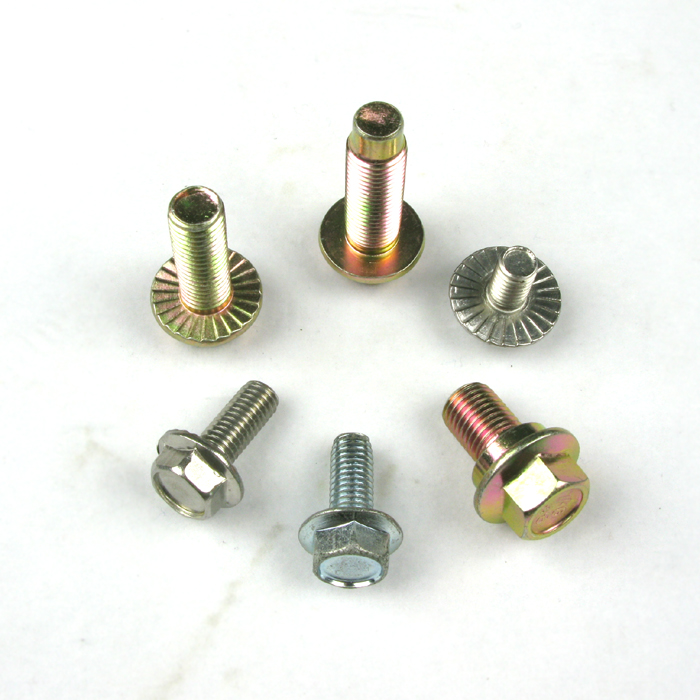 Industry Grade Blackened Flange Bolt DIN6921 with Full Tooth and Hexagonal Head