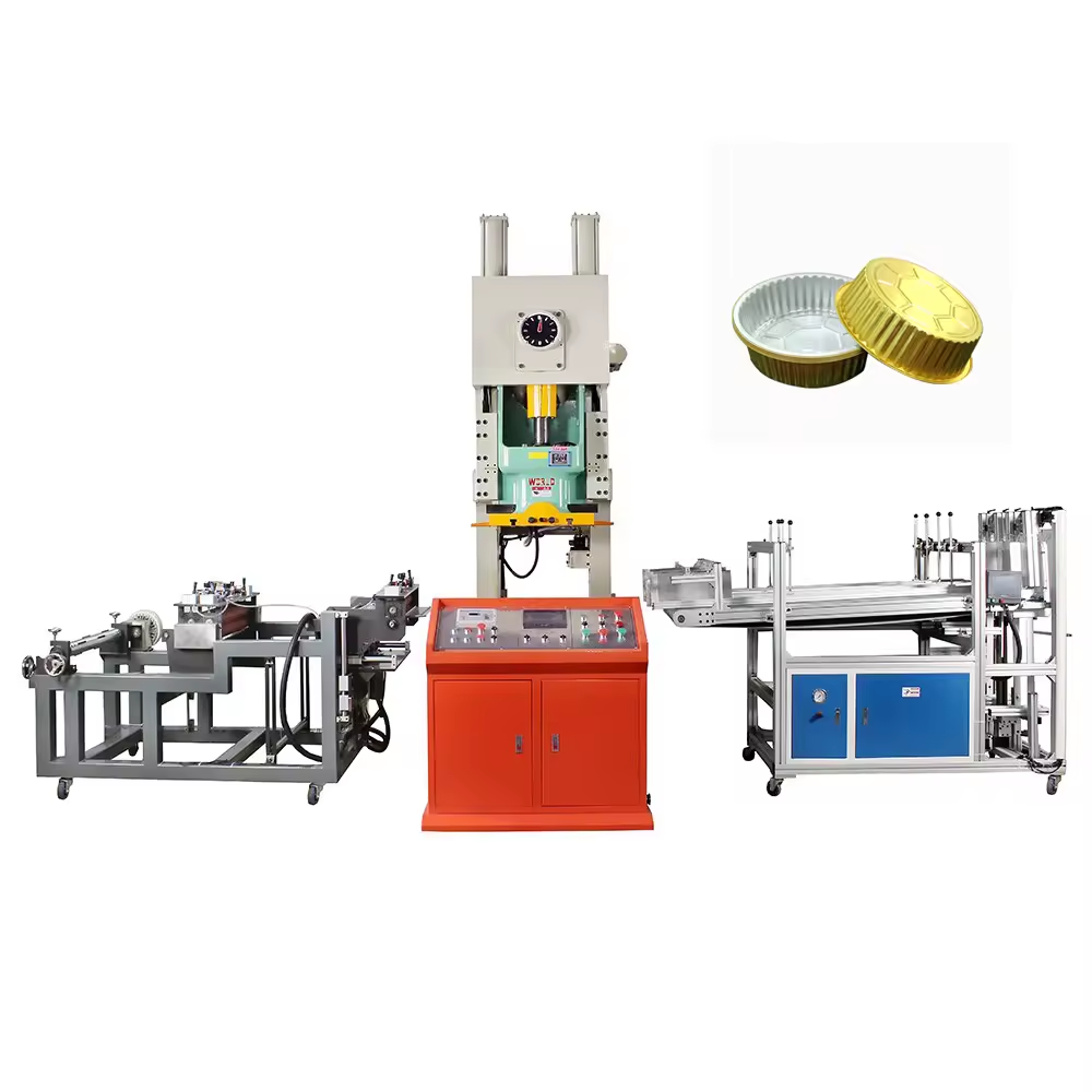 50-78 Slider Stroke Times Automatic Aluminum Foil Container Manufacturing Machine