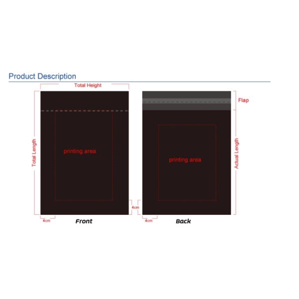 10x13 Self Sealing Poly Mailers Durability Enhanced For Promotion And Shipping