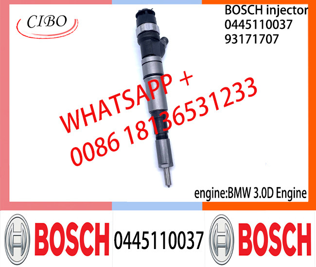 Diesel Common Rail Injector 0445110029 0445110007 0445110037 0445110041 93171707 R1590076 13537785983 for BMW 3.0D