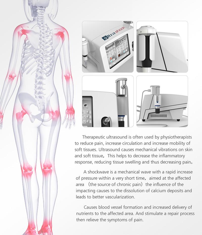 Shockwave Ultrasound 1MHz Pain Relief Therapy Machine