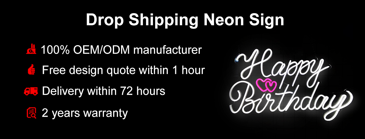 Happy Birthday Acrylic Led Letters LED Decorative Lights 2835SMD Neon Sign